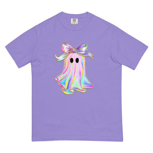 Iridescent Girly Ghost CC Unisex garment-dyed heavyweight t-shirt