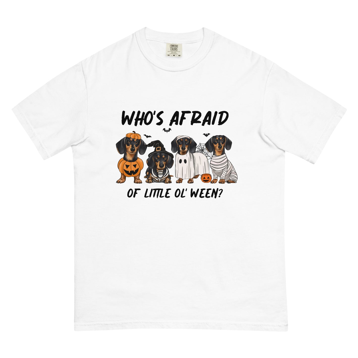 Who's Afraid Dog Comfort Colors Unisex garment-dyed heavyweight t-shirt