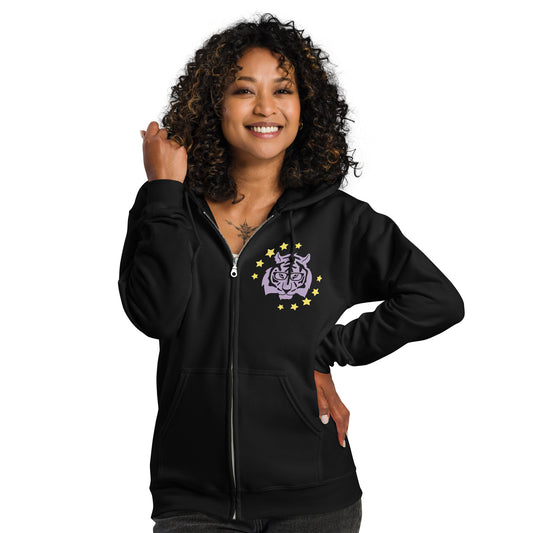 Tigers Zipped Hoodie