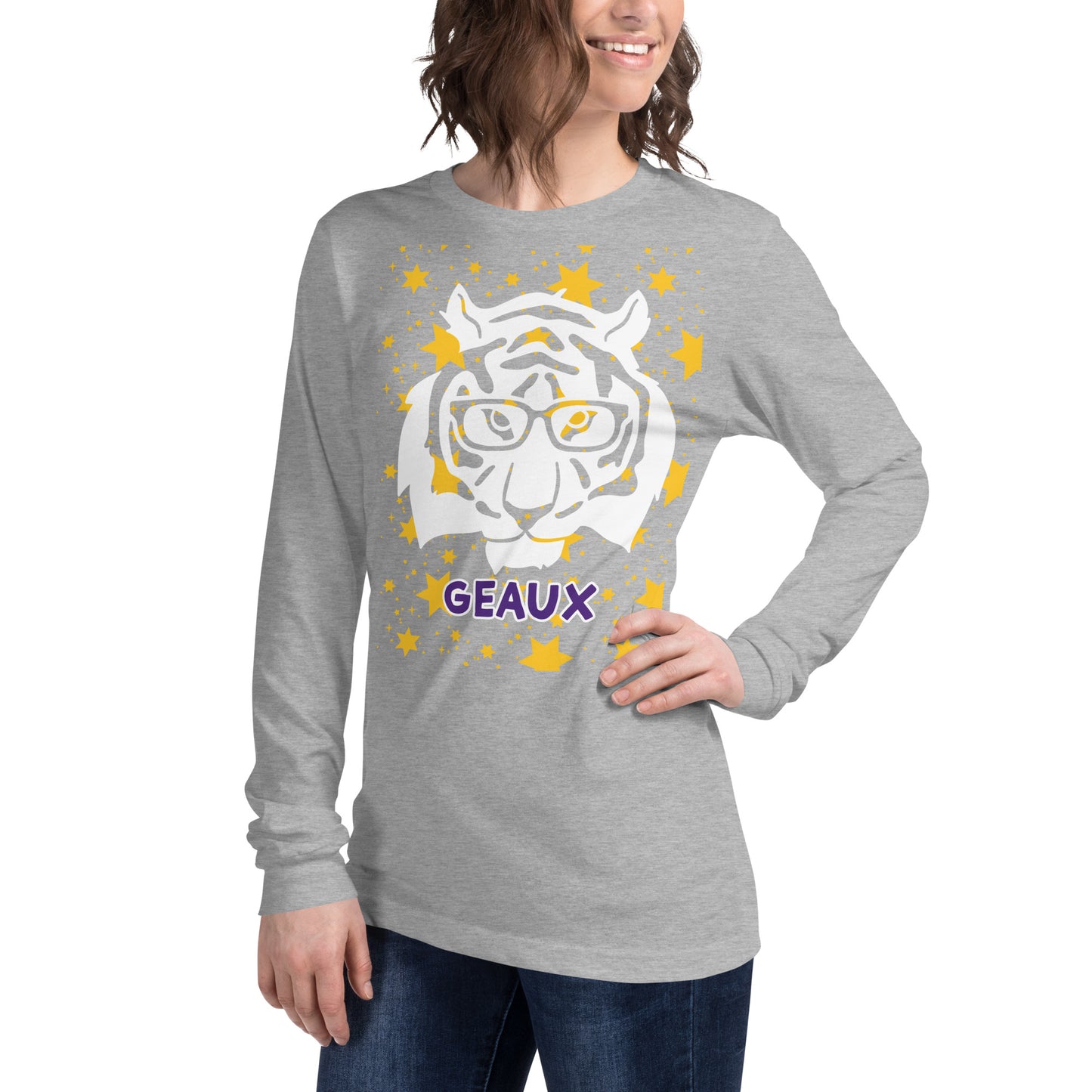 Geaux Stars Long Sleeve Tee