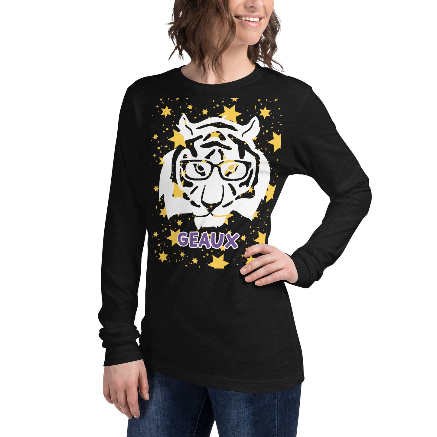 Geaux Stars Long Sleeve Tee