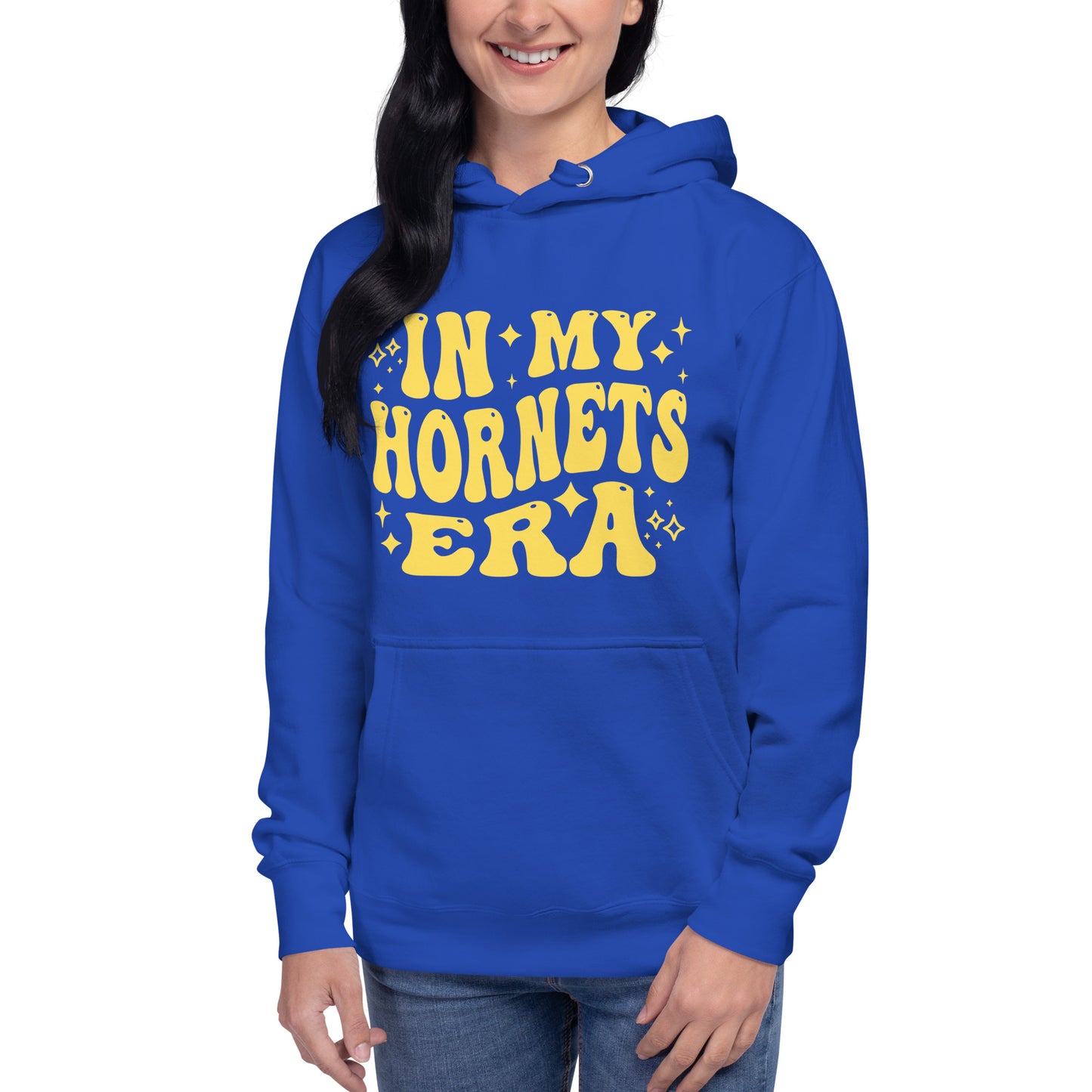 Yellow/Blue Hornets Era Cotton Heritage Unisex Hoodie