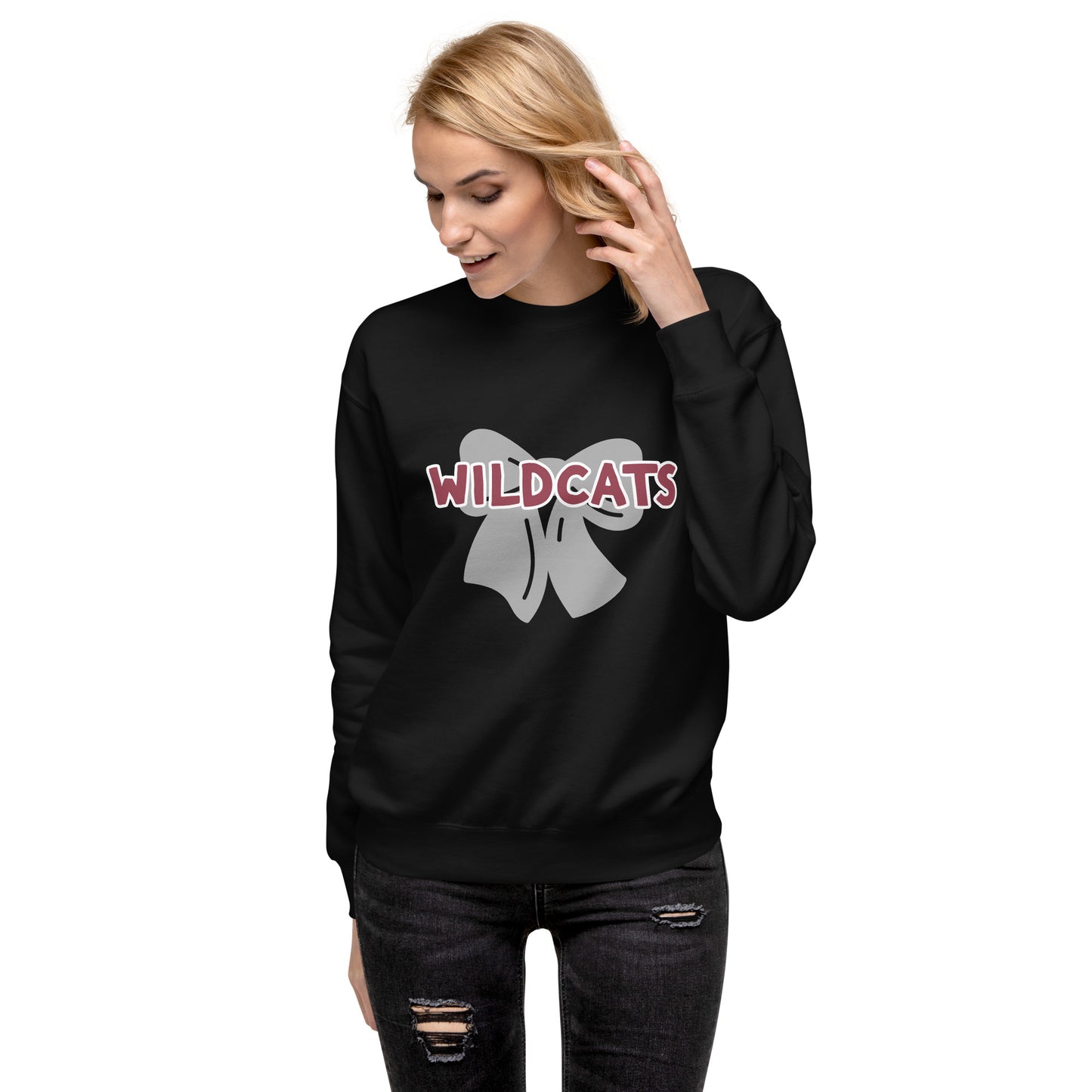 Wildcats Bow Sweatshirt