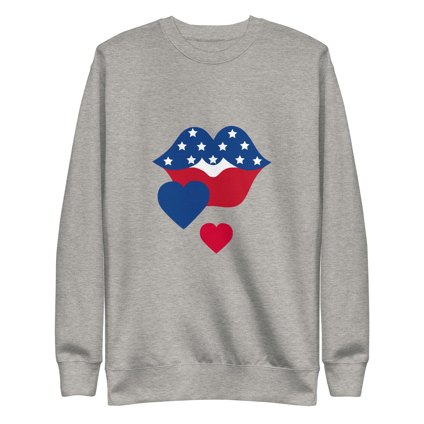 America Kiss Crew Neck Sweatshirt