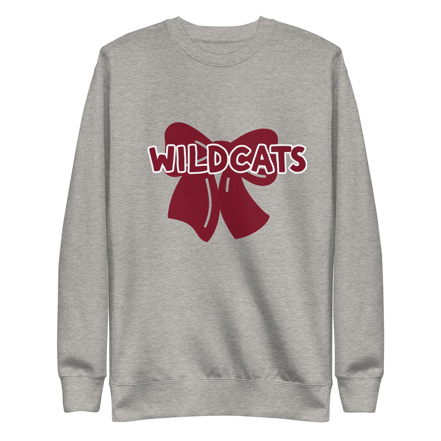 Grey Wildcat Bow Sweatshirt