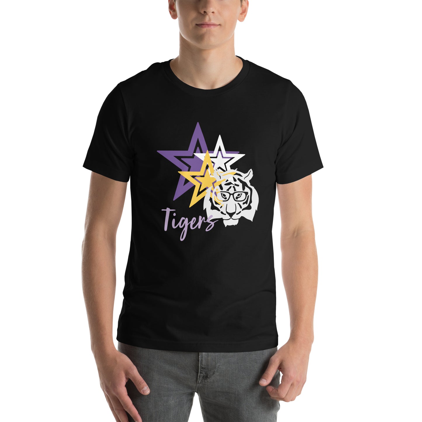 Purple and Gold Stars T-shirt