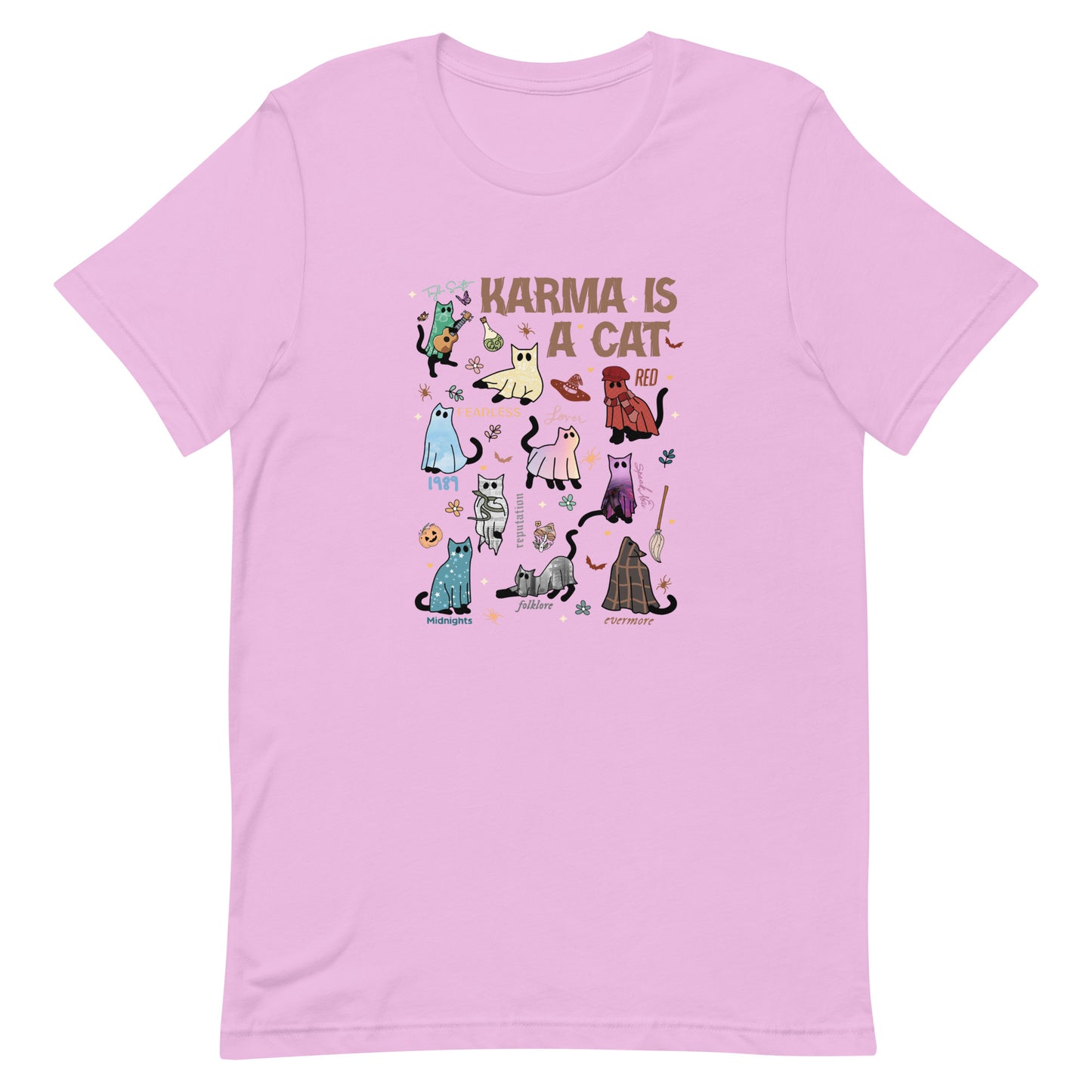 Karma is a Ghost Cat Unisex t-shirt