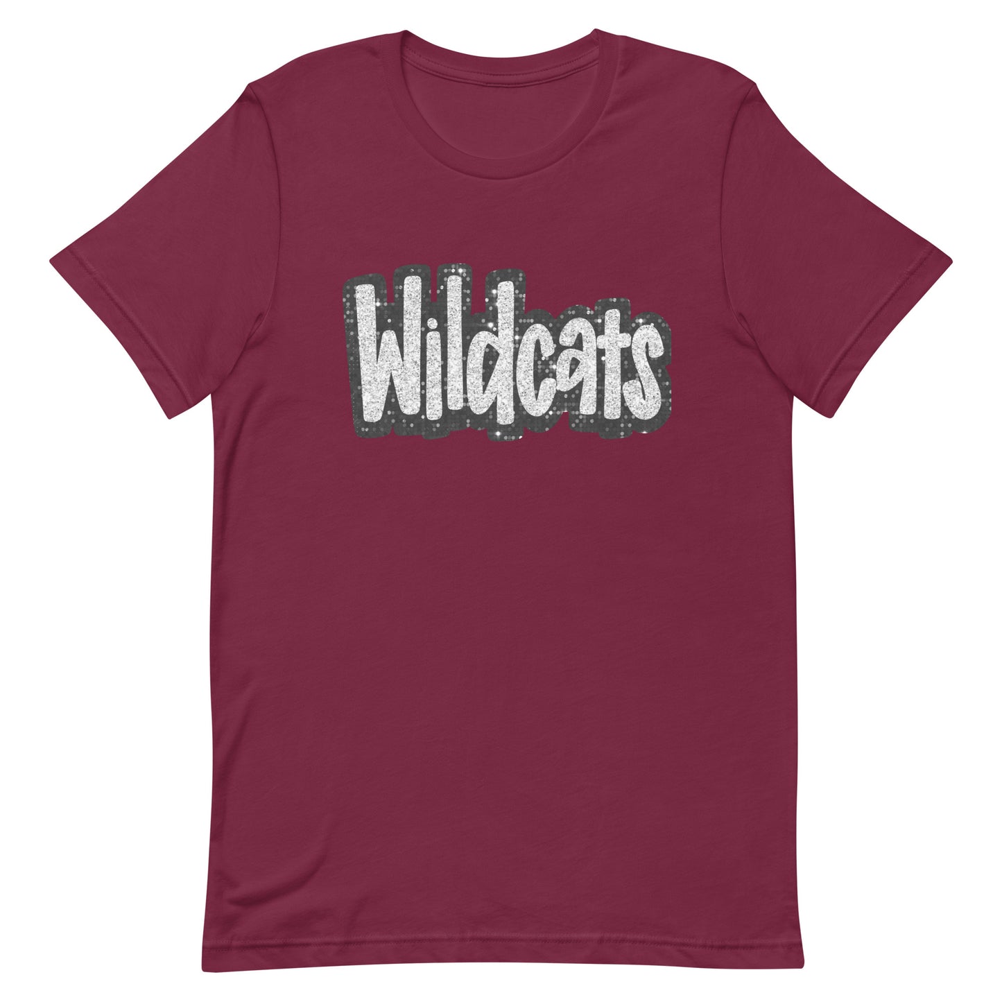 Wildcats Capital Sequin Look Unisex t-shirt