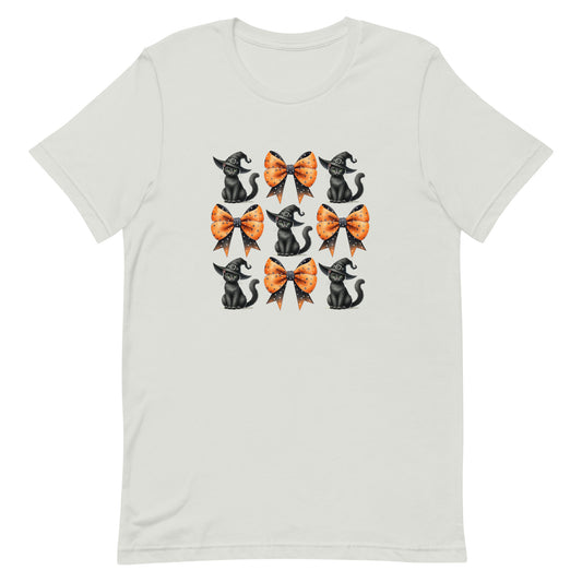 Cat Bow Halloween Unisex t-shirt