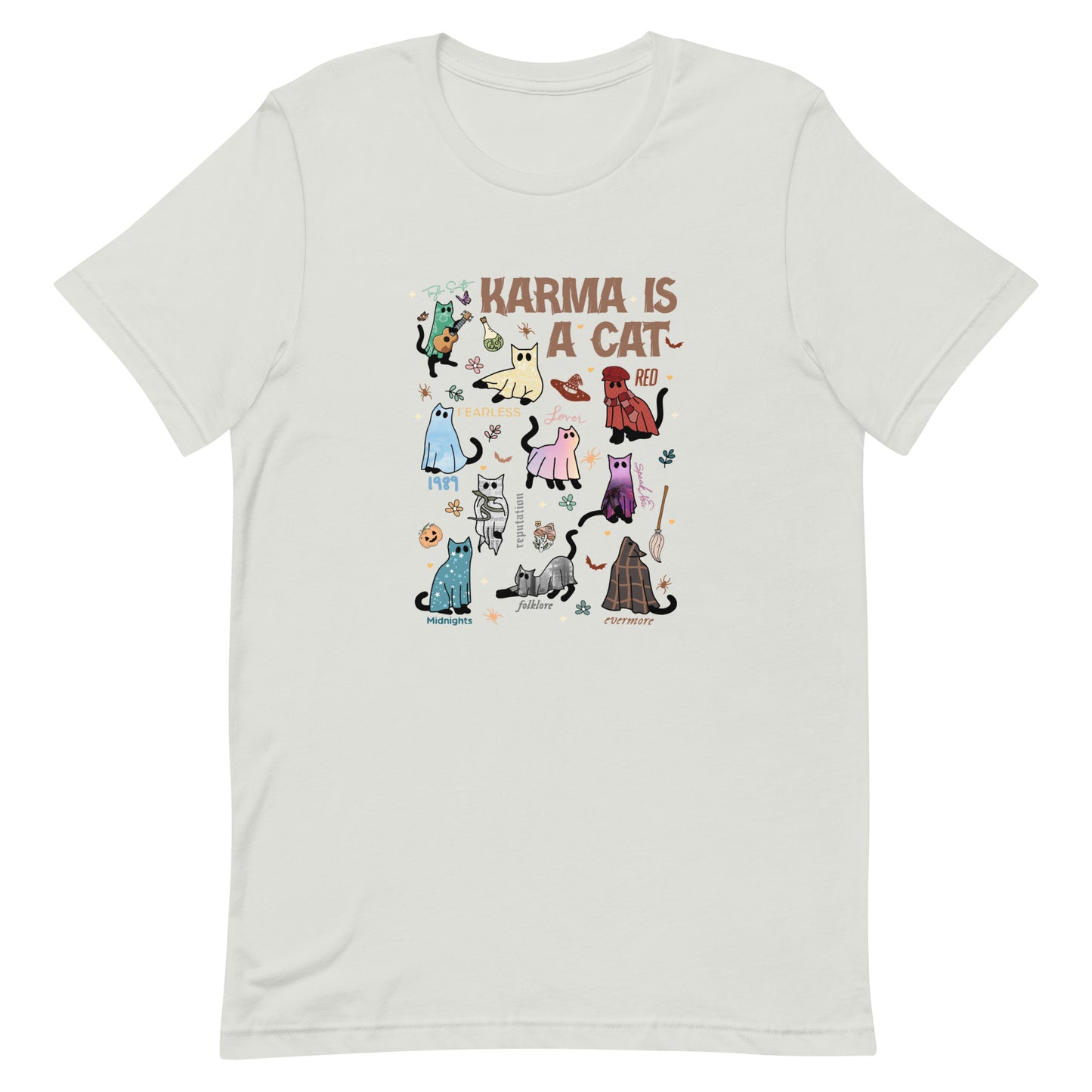 Karma is a Ghost Cat Unisex t-shirt