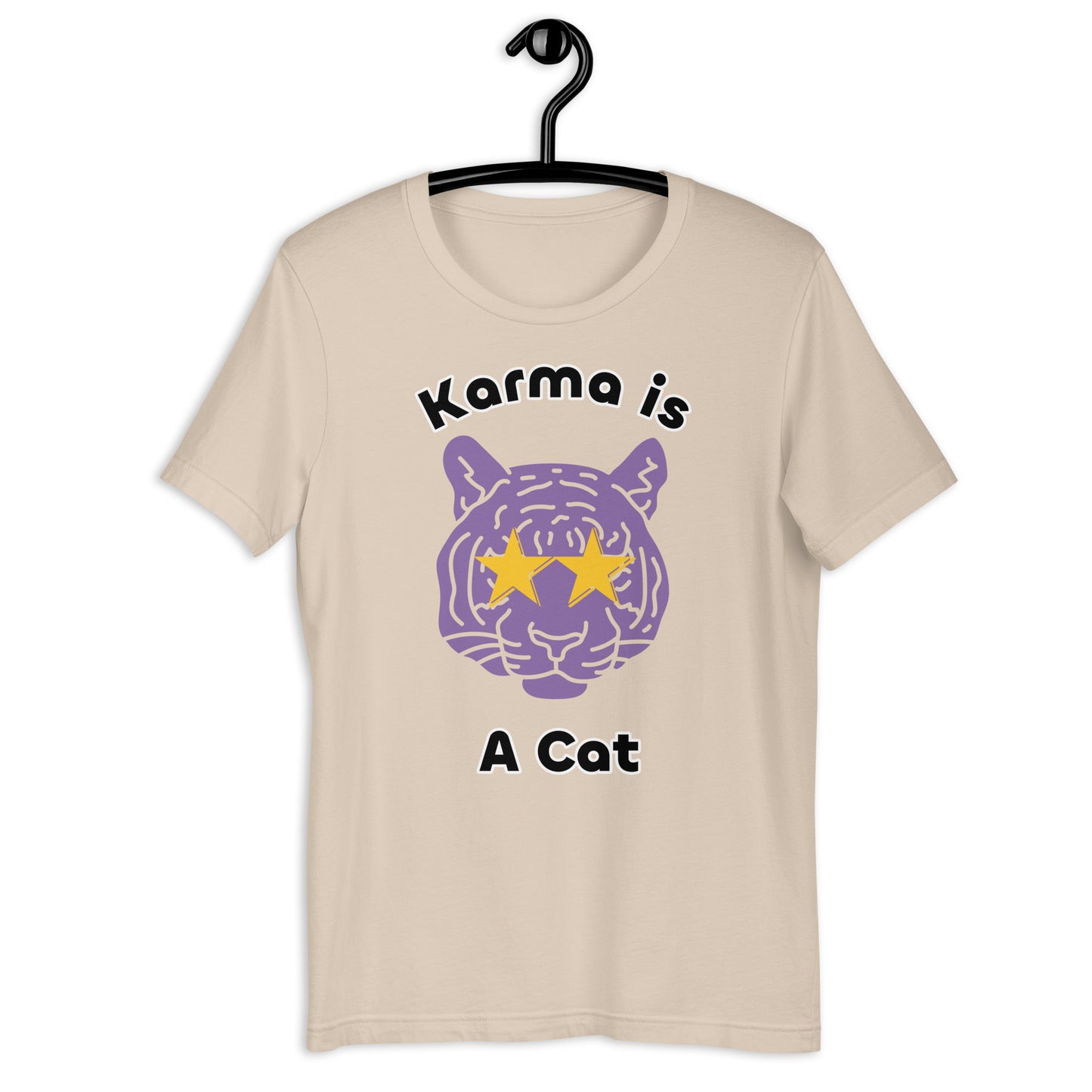 Karma is a Cat Tiger Unisex t-shirt