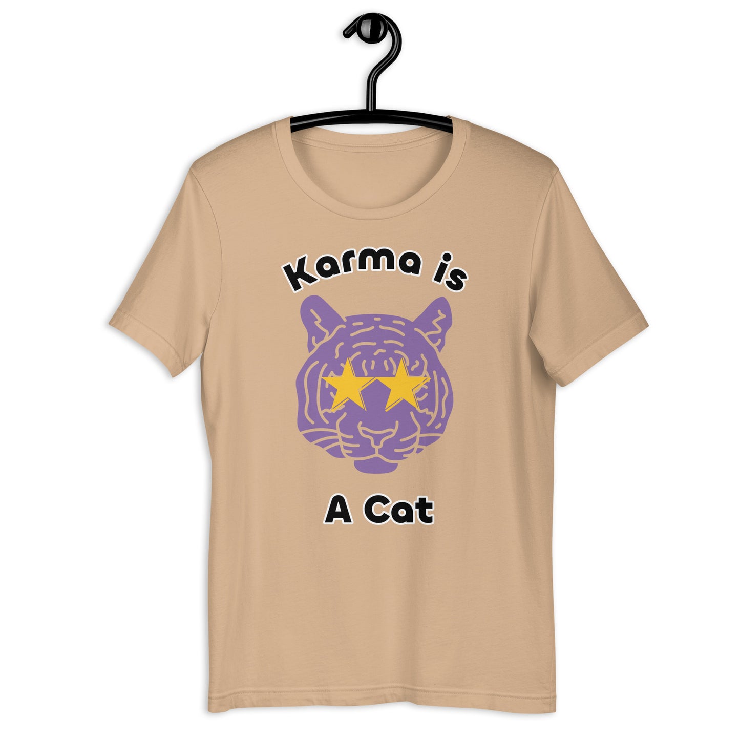 Karma is a Cat Tiger Unisex t-shirt