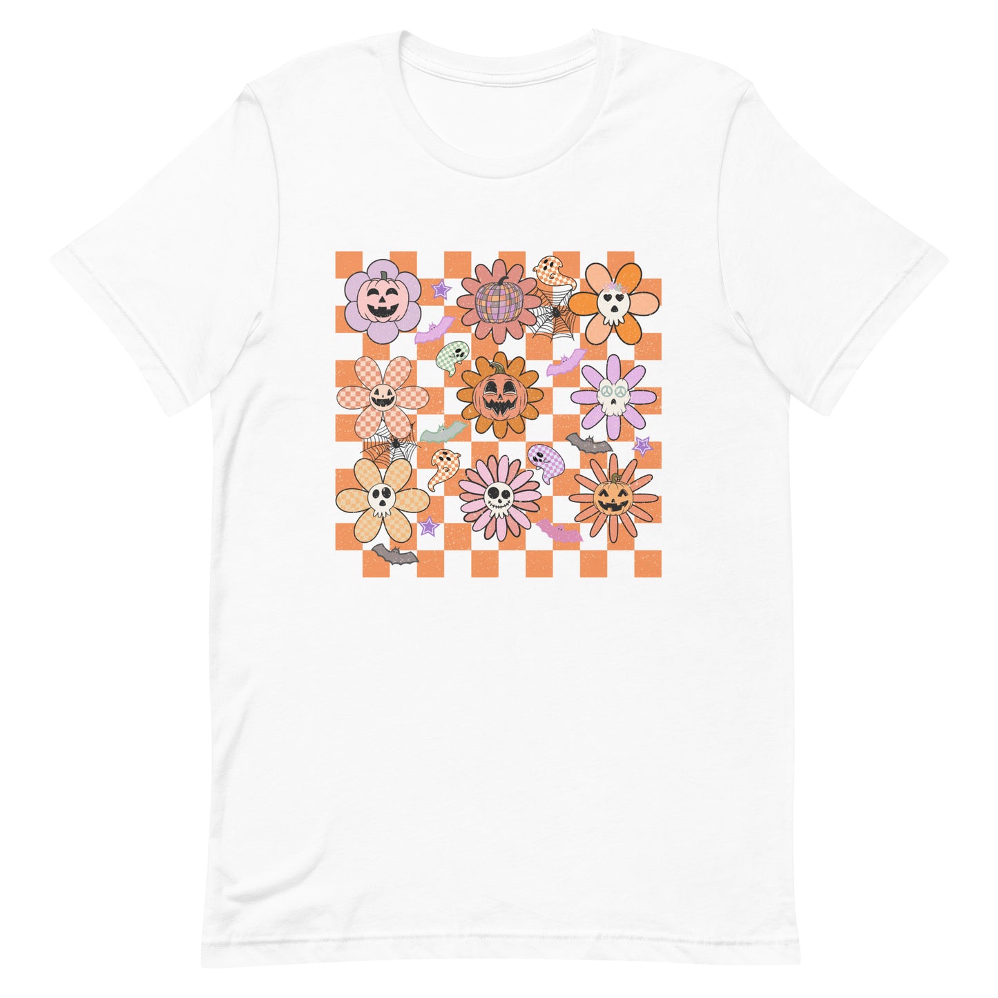 Halloween Grid Unisex t-shirt