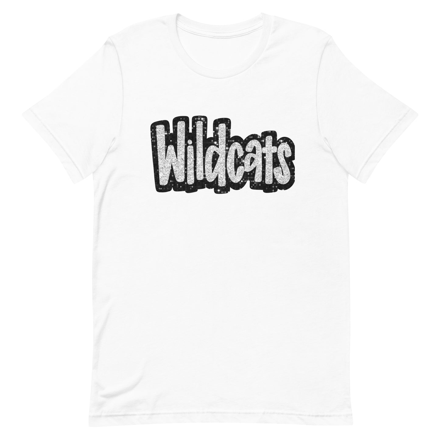 Wildcats Capital Sequin Look Unisex t-shirt