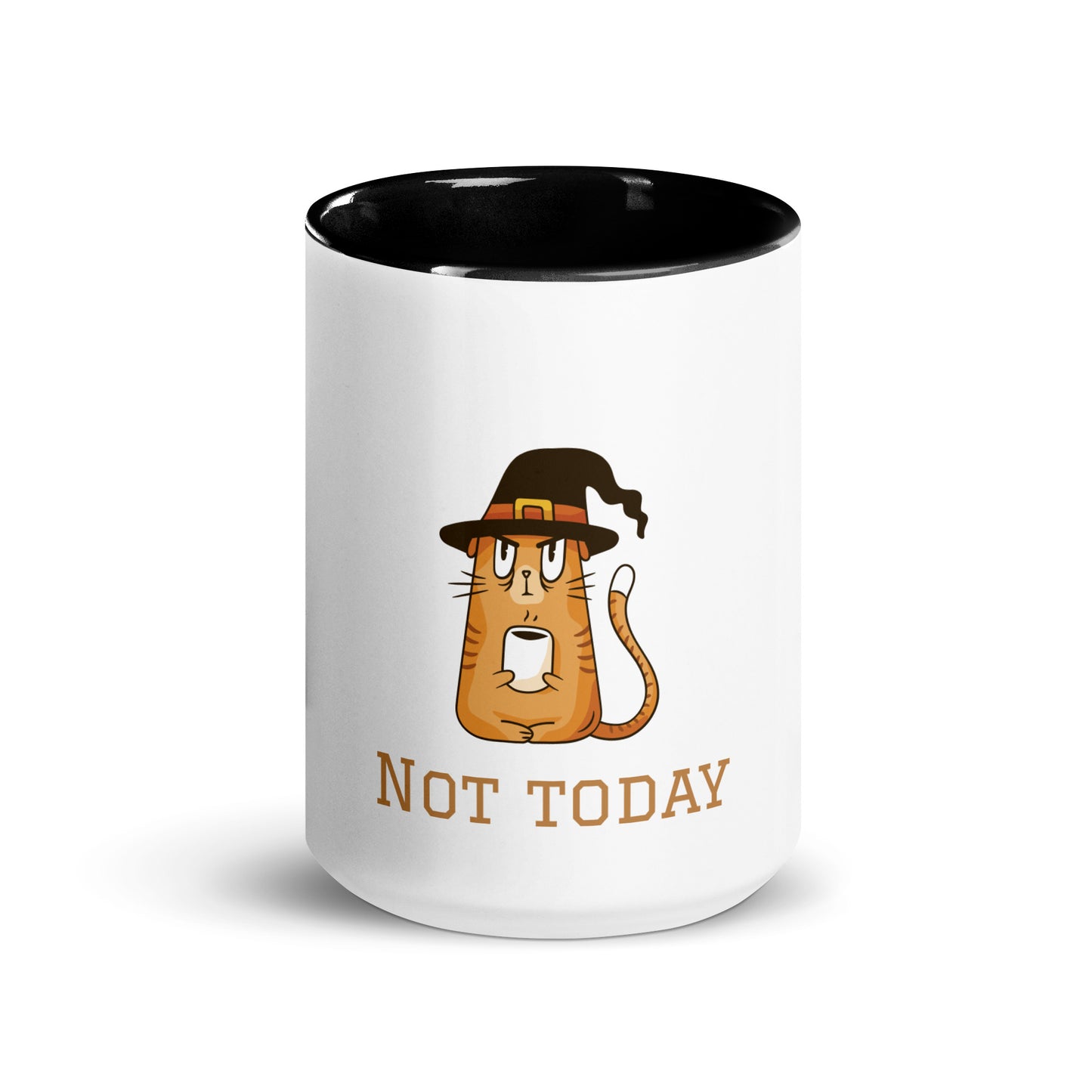 Cat Witch Mug with Color Inside