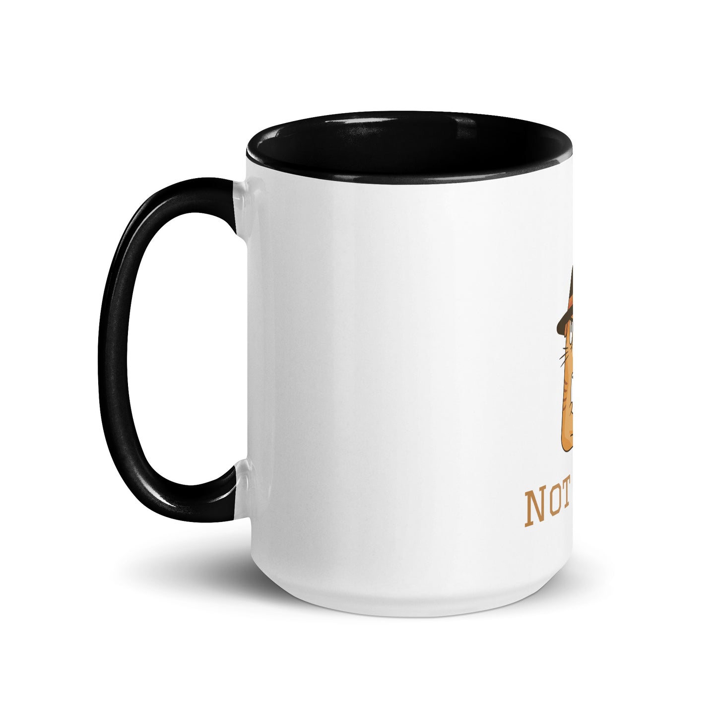 Cat Witch Mug with Color Inside