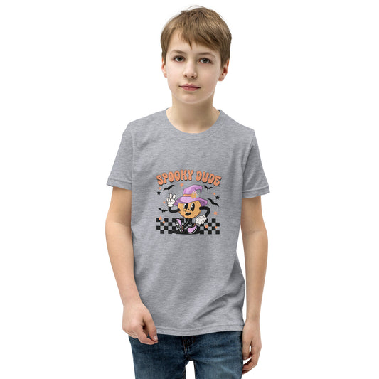 Spooky Dude Youth Short Sleeve T-Shirt