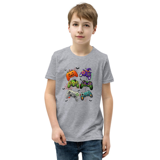 Halloween Game Controller Youth Short Sleeve T-Shirt