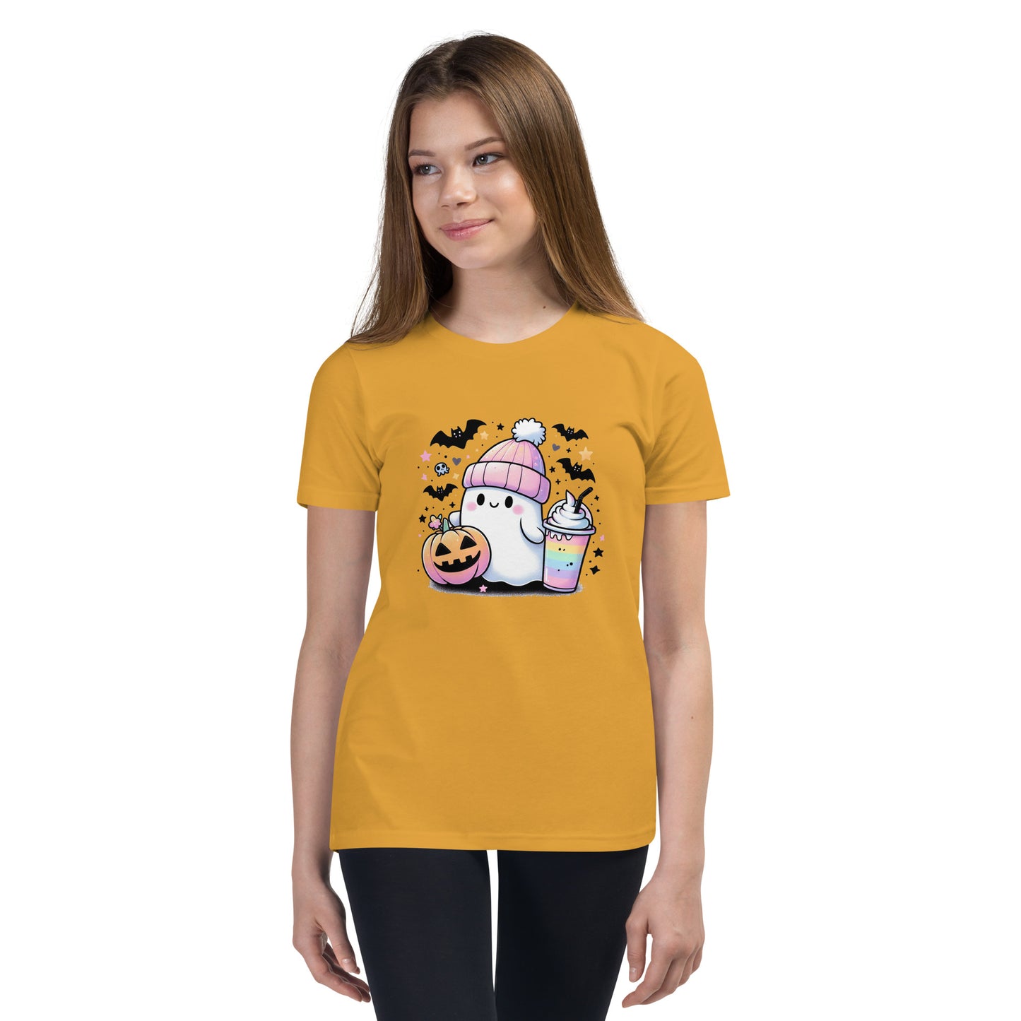 Frappe Pastel Ghost Youth Short Sleeve T-Shirt